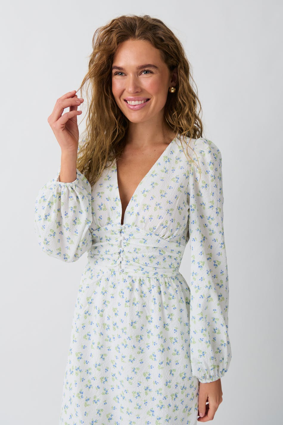 Structure midi boho dress