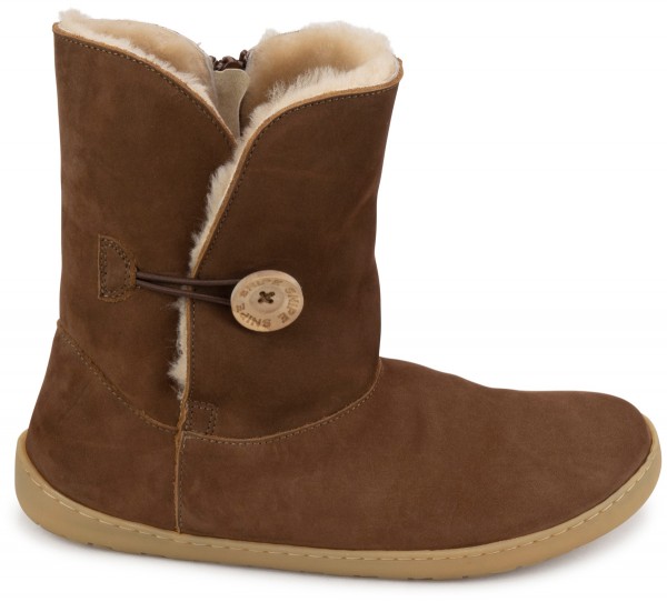 Snipe ~ Button Boot High Winter ~ Haselnuss