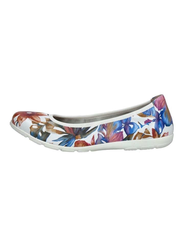 Caprice Ballerinas in Weiß/Blau günstig kaufen