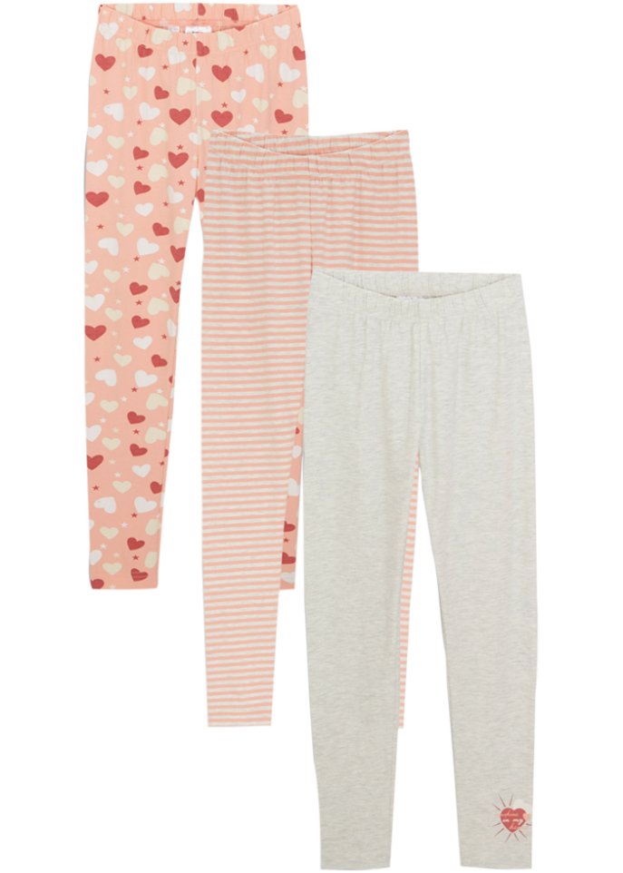 Mädchen Leggings (3er Pack)
