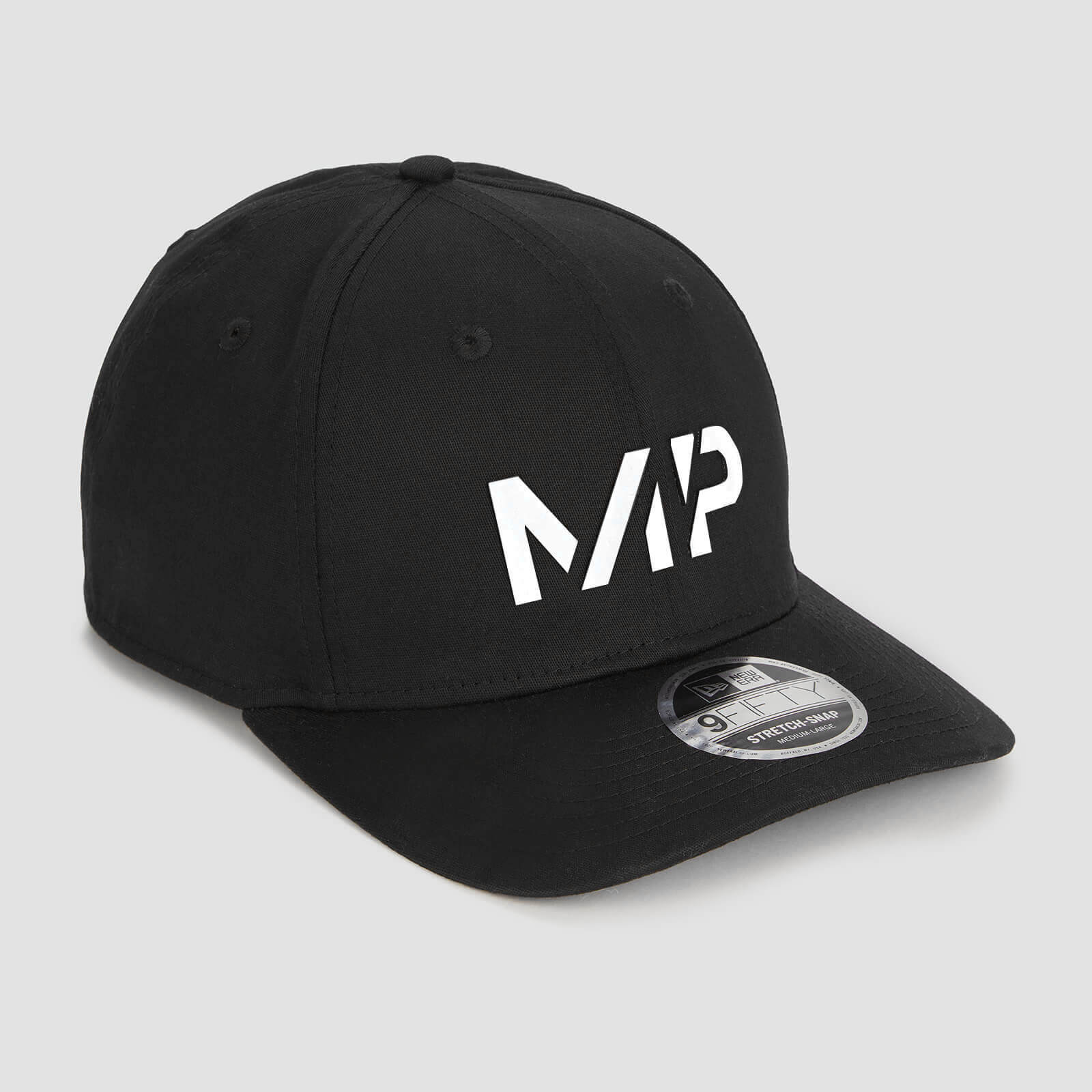 Casquette snapback extensible MP New Era 9FIFTY – Noir/Blanc