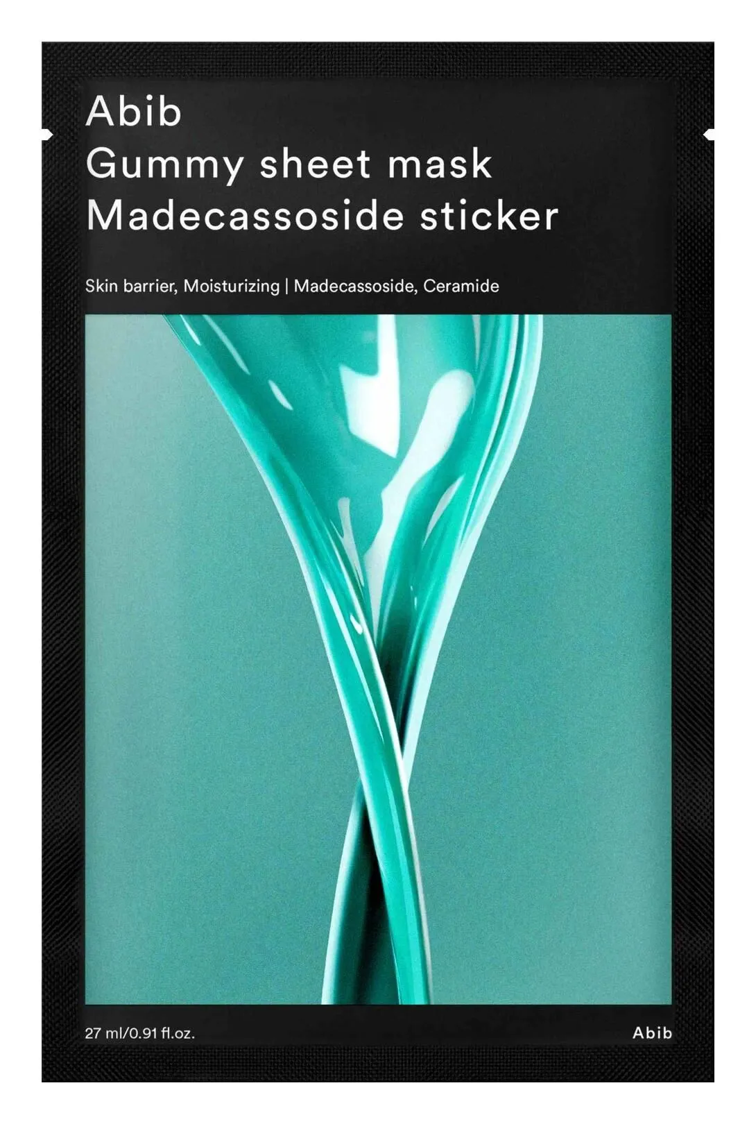 Abib Gummy Sheet Mask, αυτοκόλλητη μάσκα Madecassoside με επένδυση
