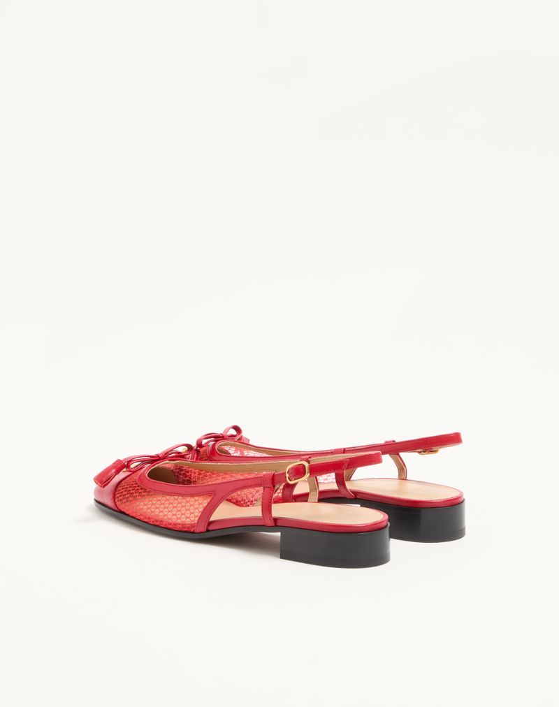 Valet Du Roi 25 mm mesh en kinder slingback ballerina