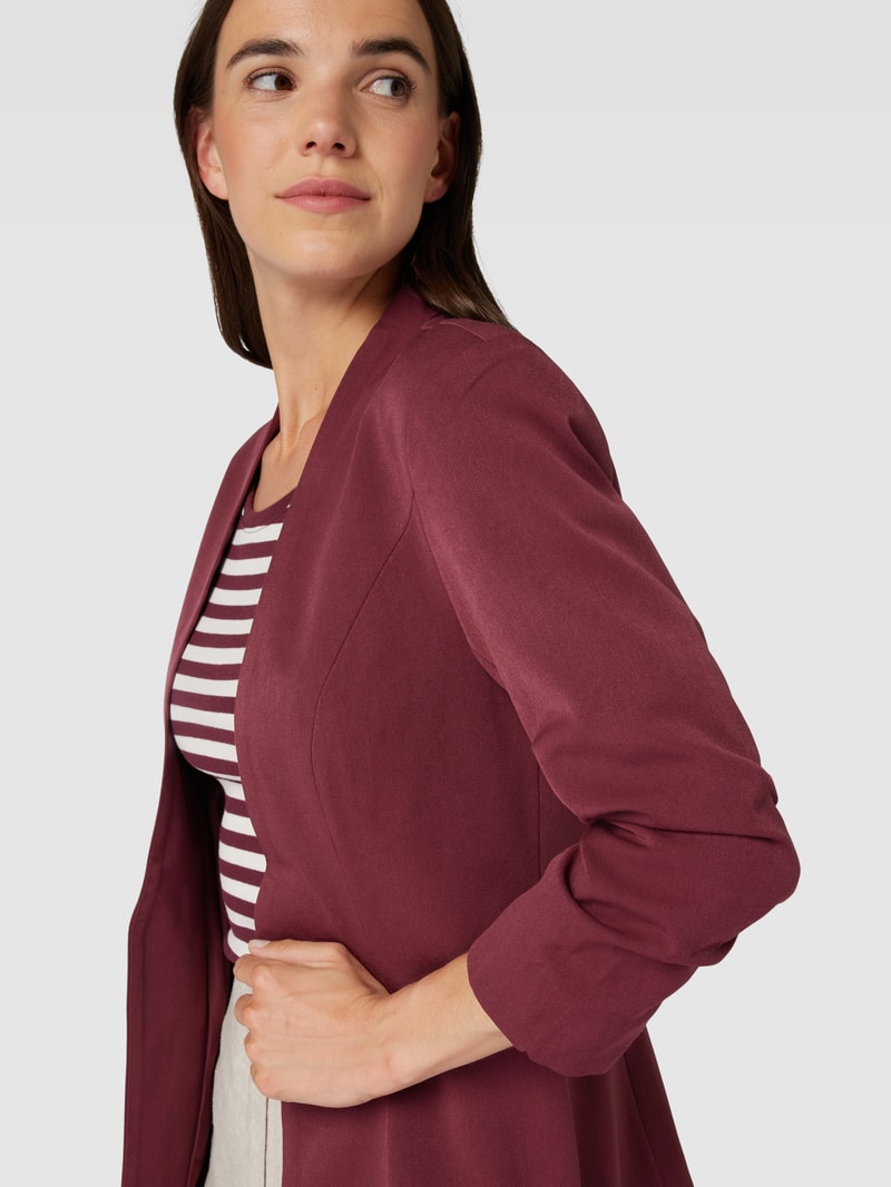 Blazer mit Viskose-Anteil in dunkelrot