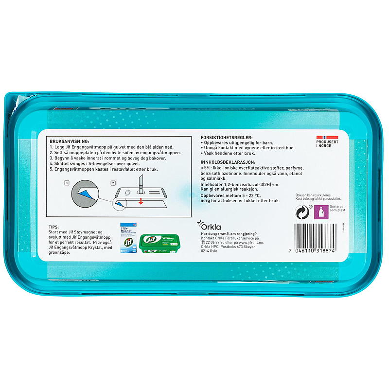 Jif Engangsmopp 10-pk Jif Baderom