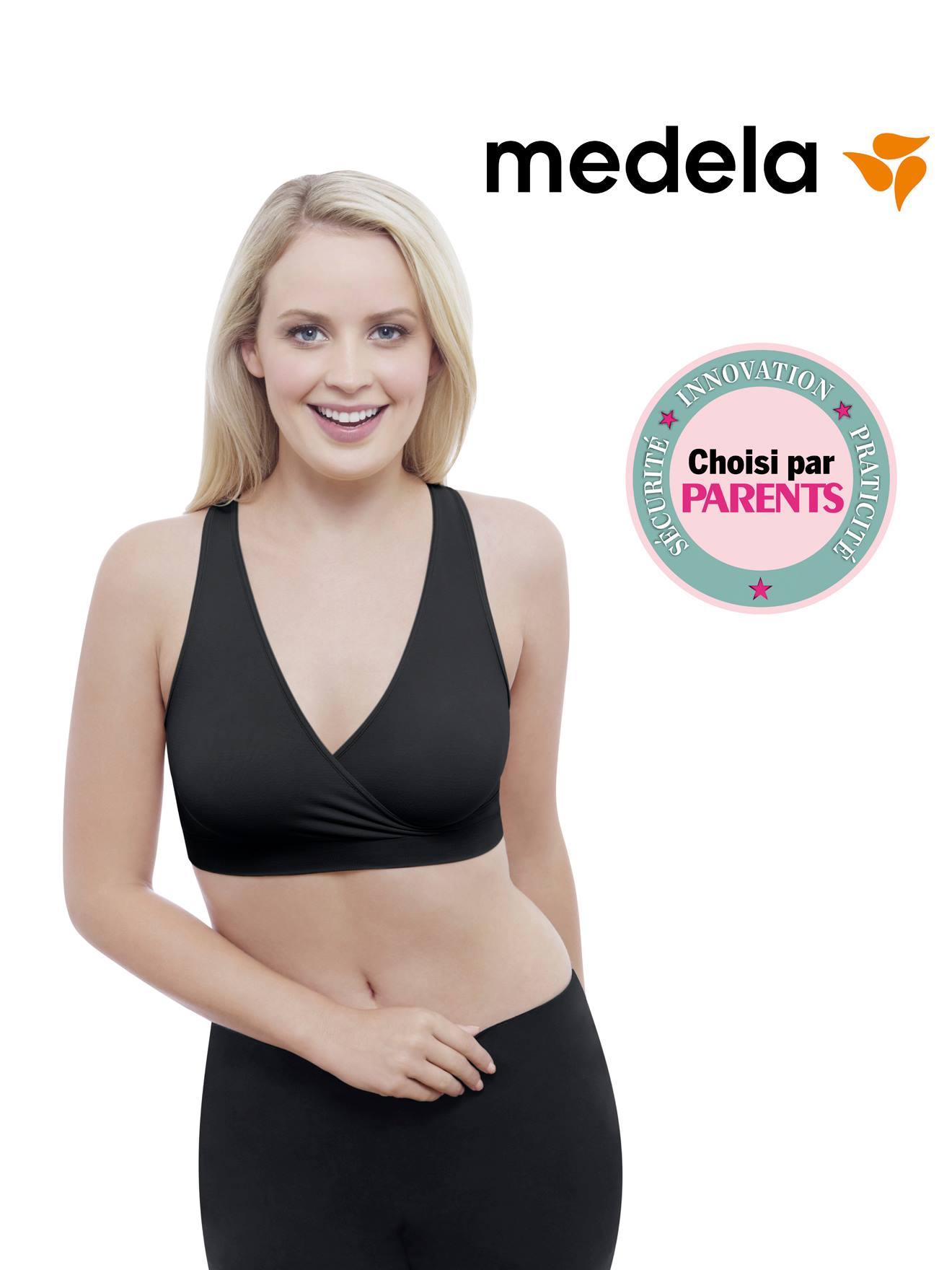 Brassière d’allaitement de nuit MEDELA noir