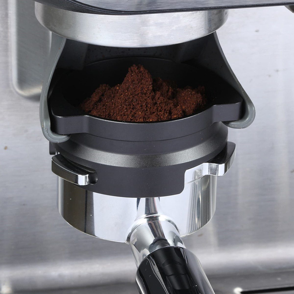 Rwoythk Stempelkanne Kaffee Dosierring 54mm Espresso Kaffee Accessrioes Dosiertrichter