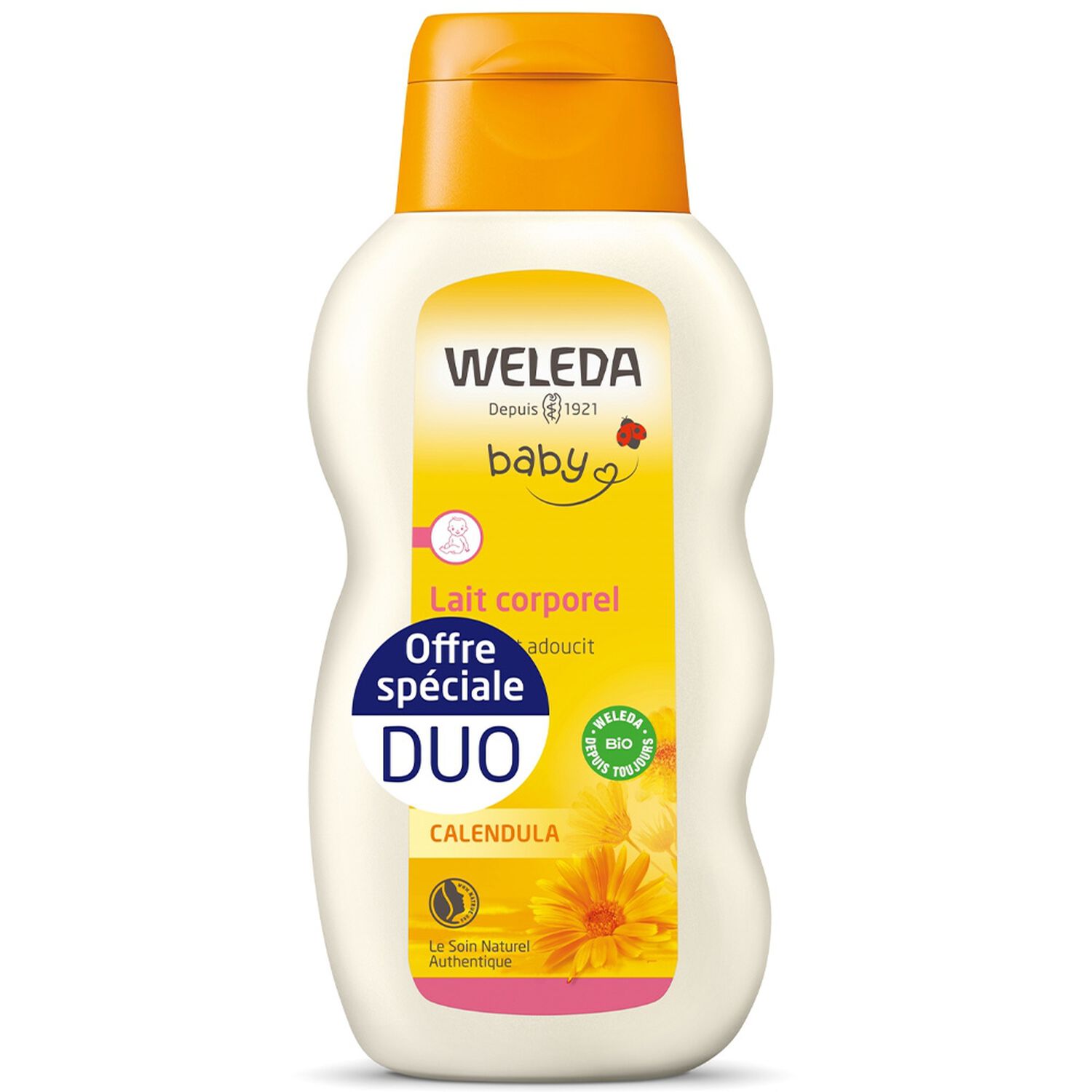 Weleda Bébé Duo Lait corporel Calendula - 2 x 200 ml