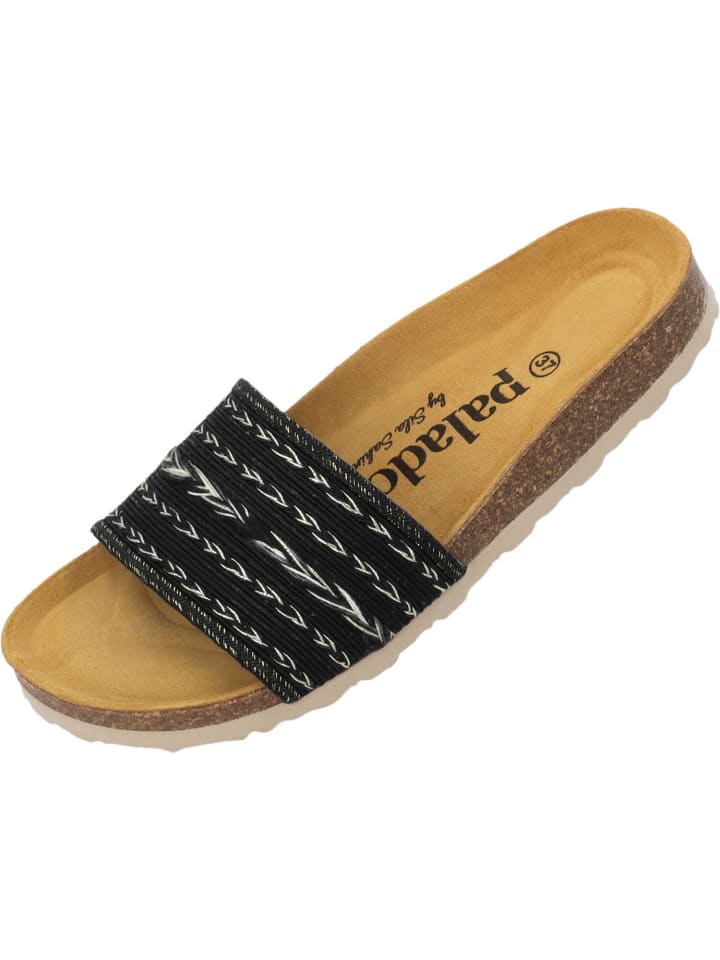 palado Pantoletten in negro/oro (7cm) günstig kaufen