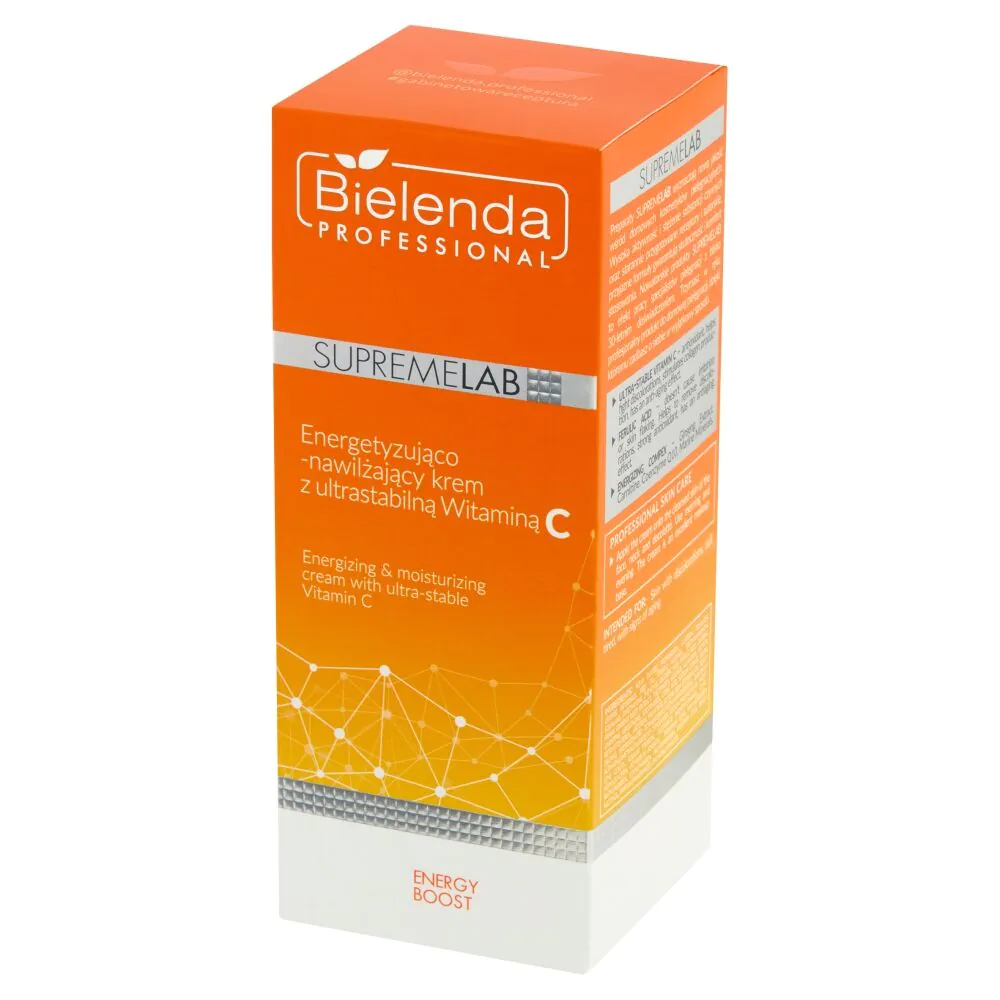 Bielenda Professional Supremelab Energy Boost Energizirajuća i hidratantna krema sa stabilnim vitaminom C