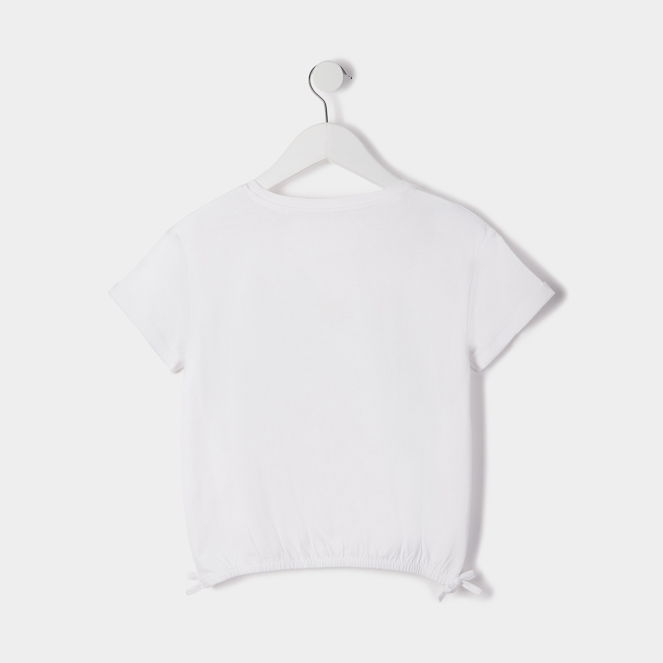 T-shirt manches courtes Creeks ecru fille | La Halle