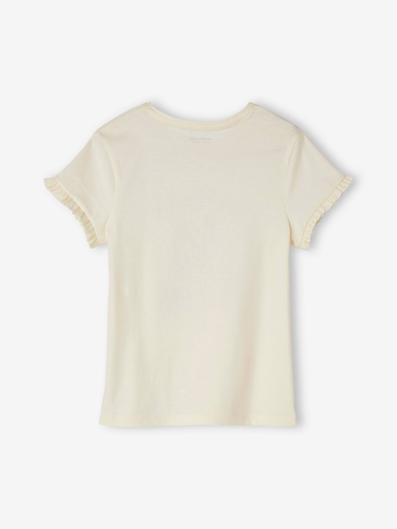 Vertbaudet Mädchen T-Shirt Oeko-Tex - wollweiß