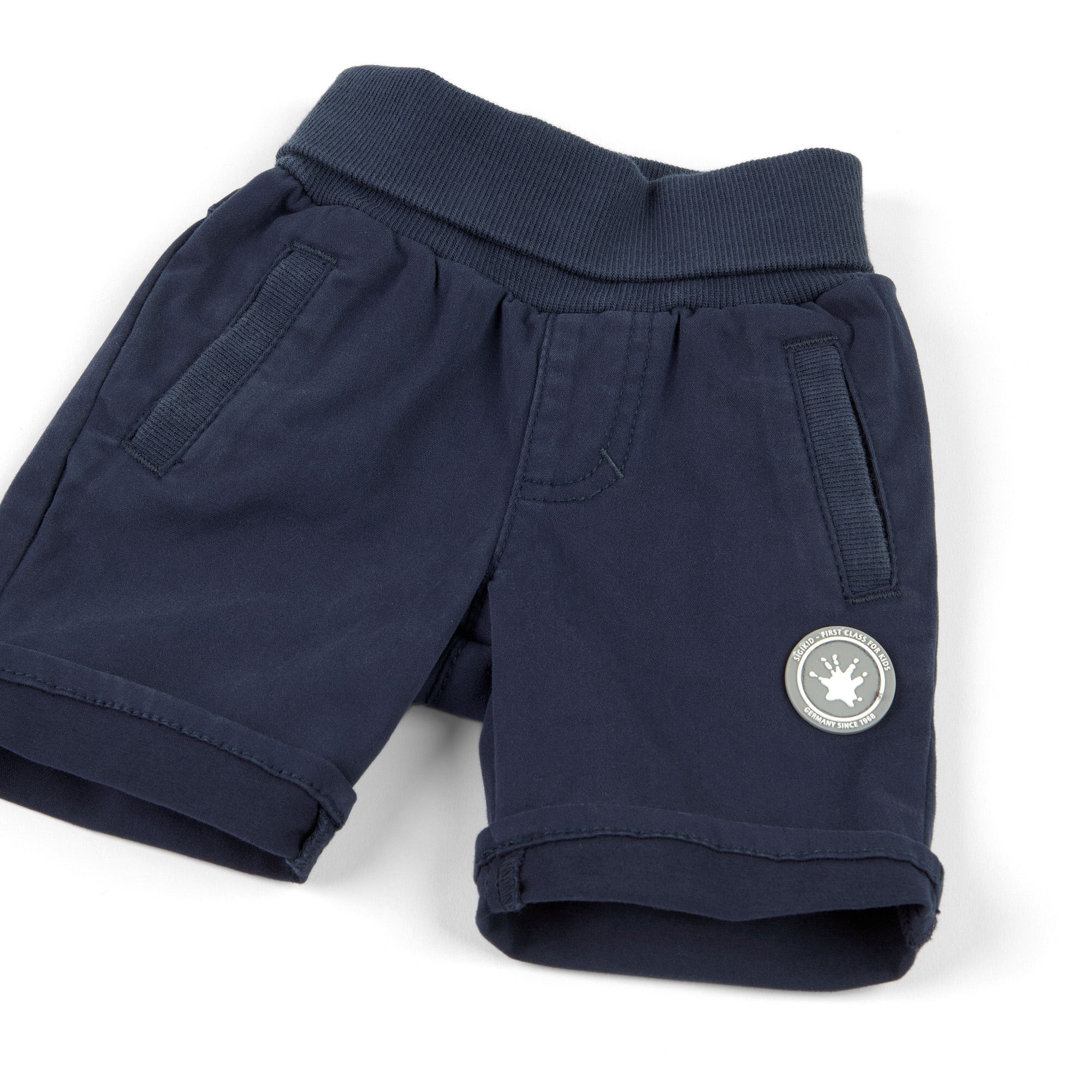 Baby Gabardine Bermuda in Dunkelblau