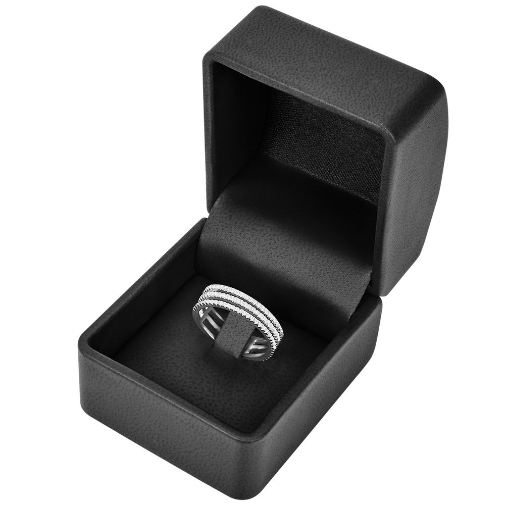 Trilani Bague en argent Argent sterling Oxyde de zirconium (CZ) en Argent Bague