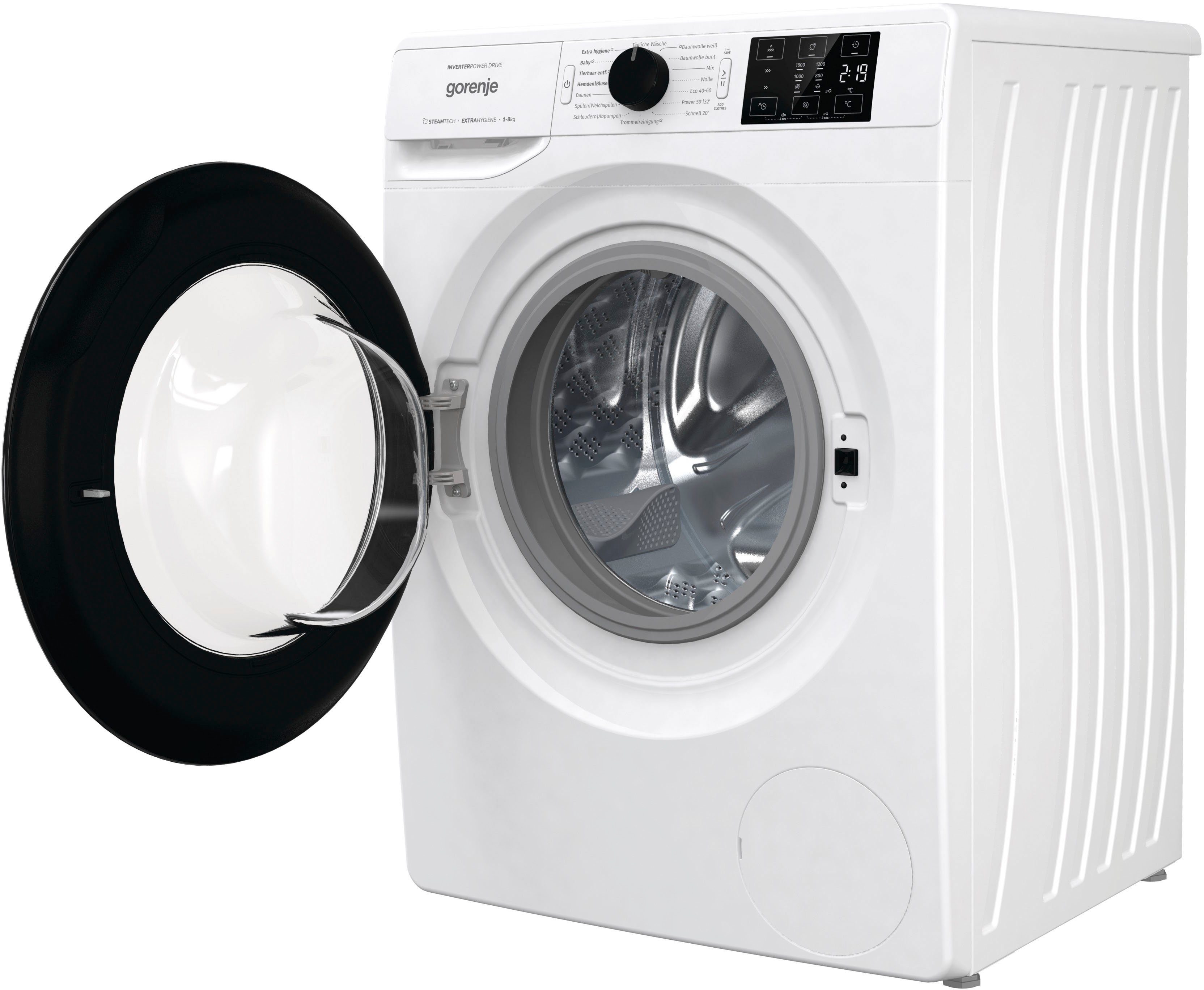 GORENJE Waschmaschine WNEI86APS, 8 kg, 1600 U/min