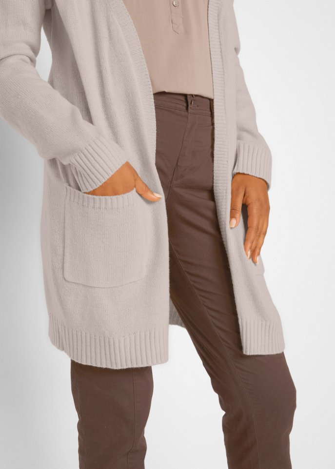 Basic Strickjacke