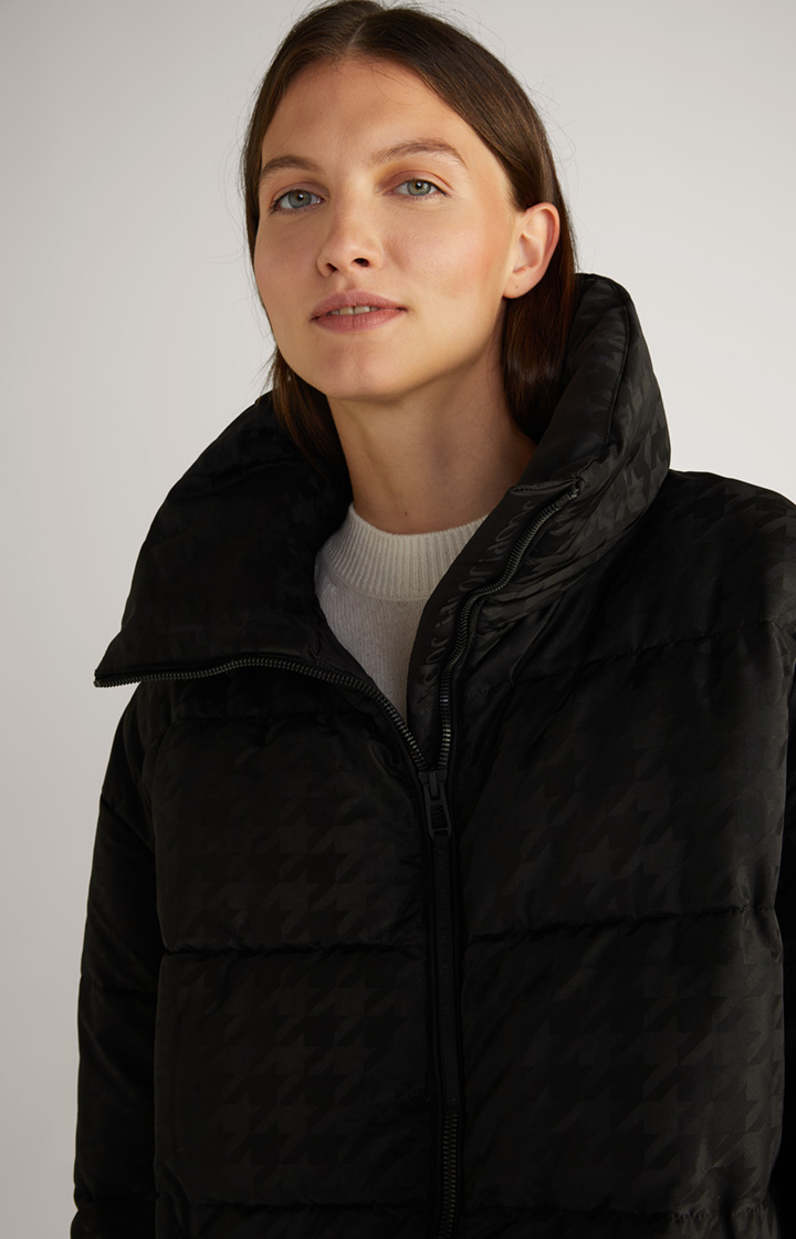 Jacke in Schwarz gemustert