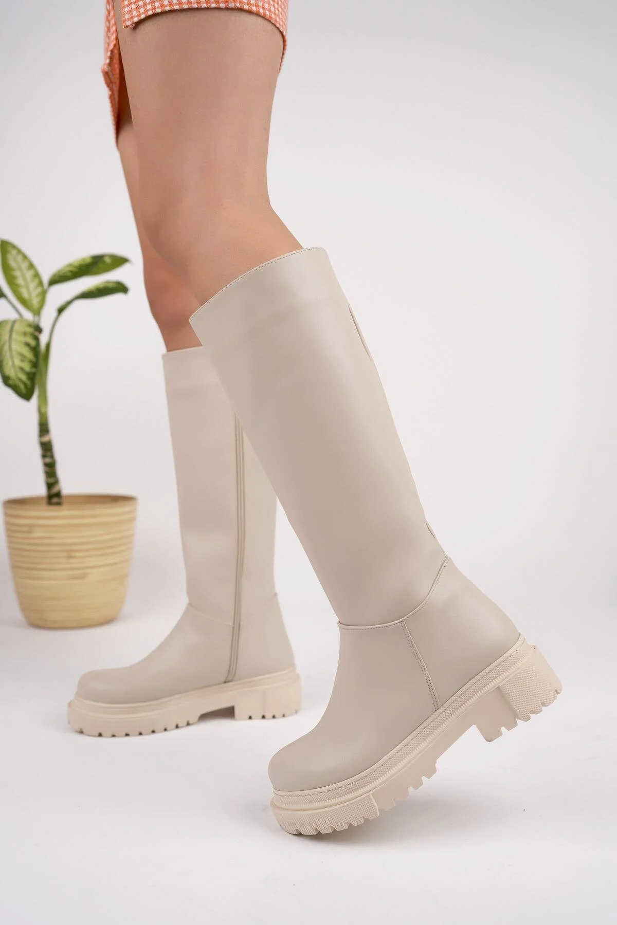 MUGGO  Bery Damen-Stiefel mit dicker Sohle