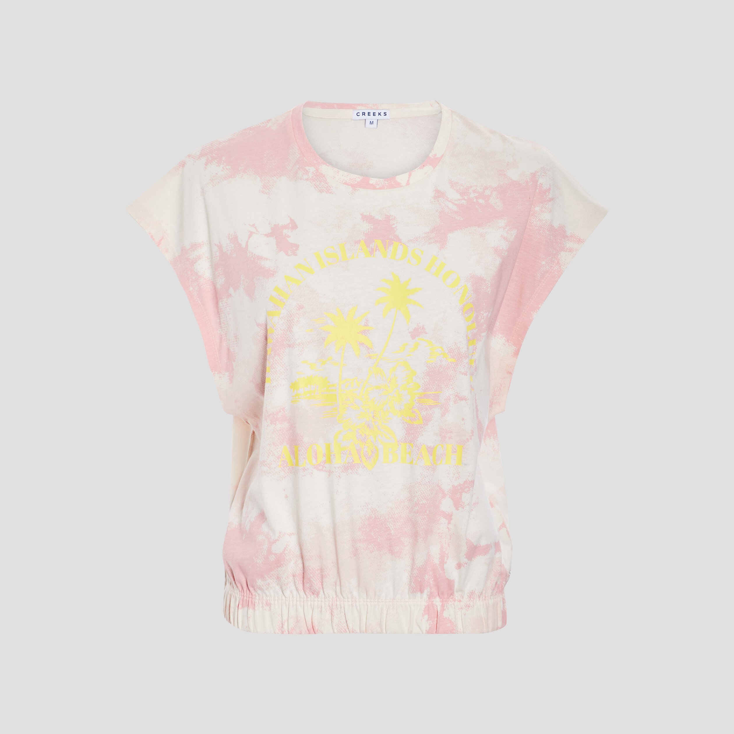 T-shirt manches courtes rose femme | La Halle