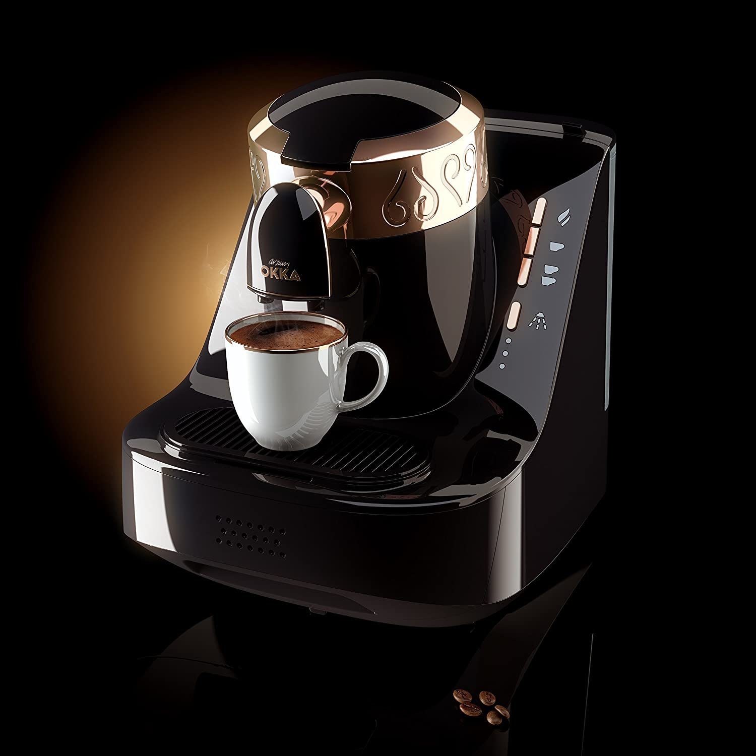 Arzum Espressomaschine Türkische Kaffeemaschine, Kaffeekanne 2 Tassen Fassungsvermögen