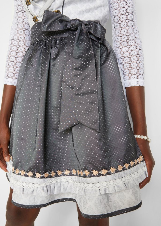 Dirndl mit Schürze, kniefrei (2-tlg. Set)