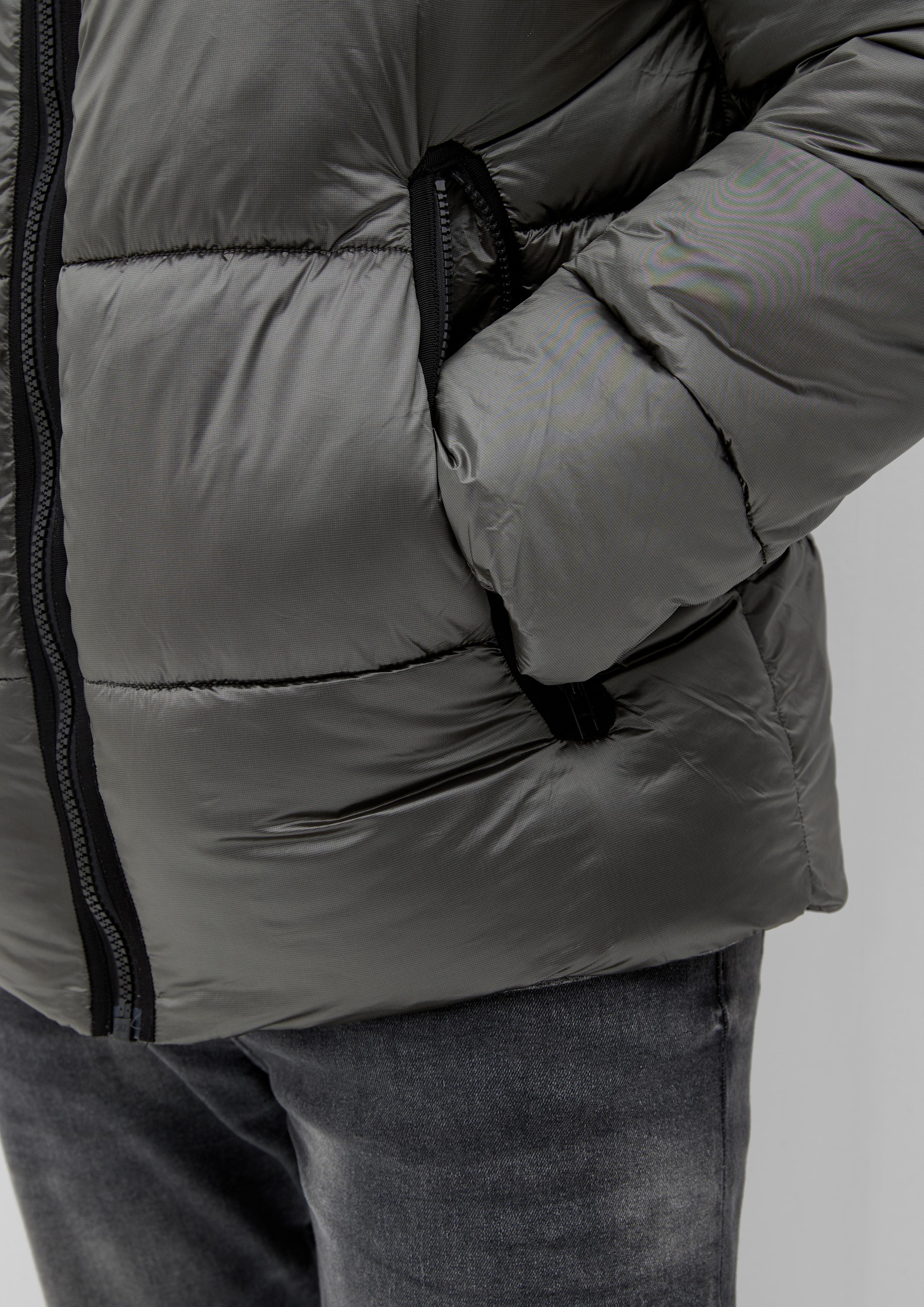 Steppjacke mit Logo-Applikation  2128196-0025