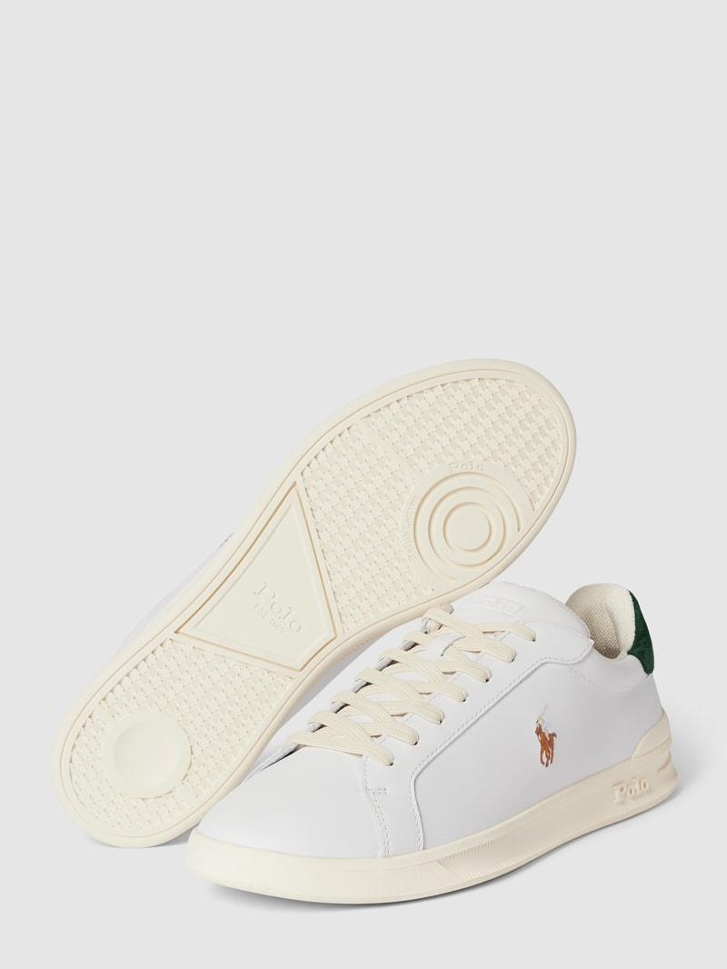 Sneaker aus Leder in weiß