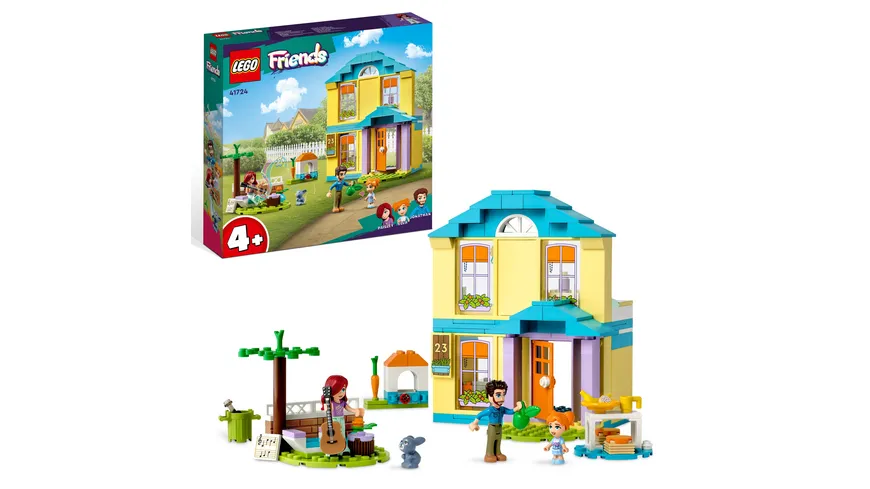 LEGO Friends 41724 Paisleys Haus, Puppenhaus mit Mini-Puppen ab 4 Jahren