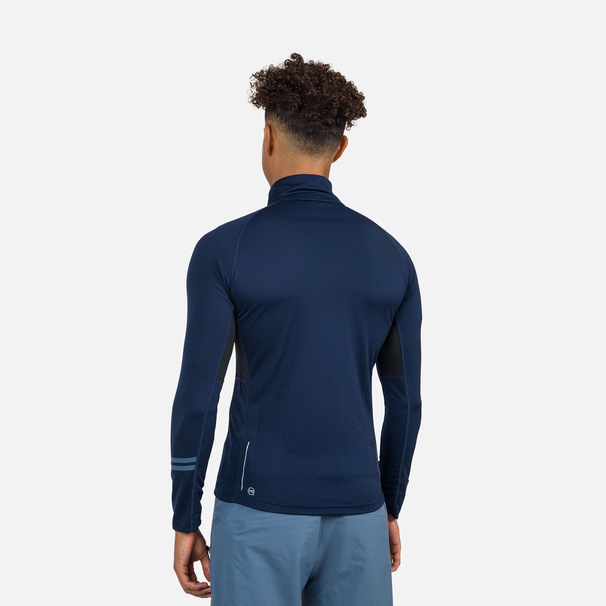 Poursuite Herren-Baselayer-Oberteil mit halbem Reißverschluss
