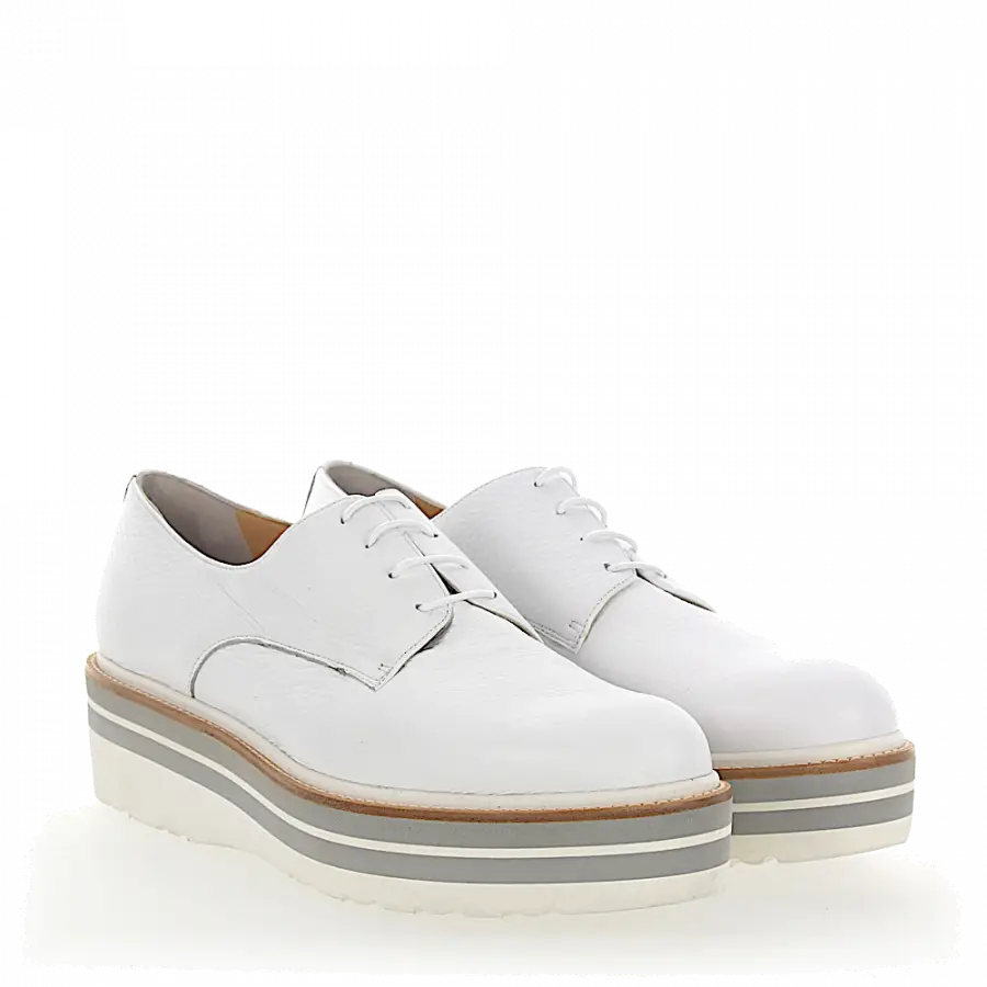 Truman's - Schnürschuhe 7953 Hirschleder weiß - weiß