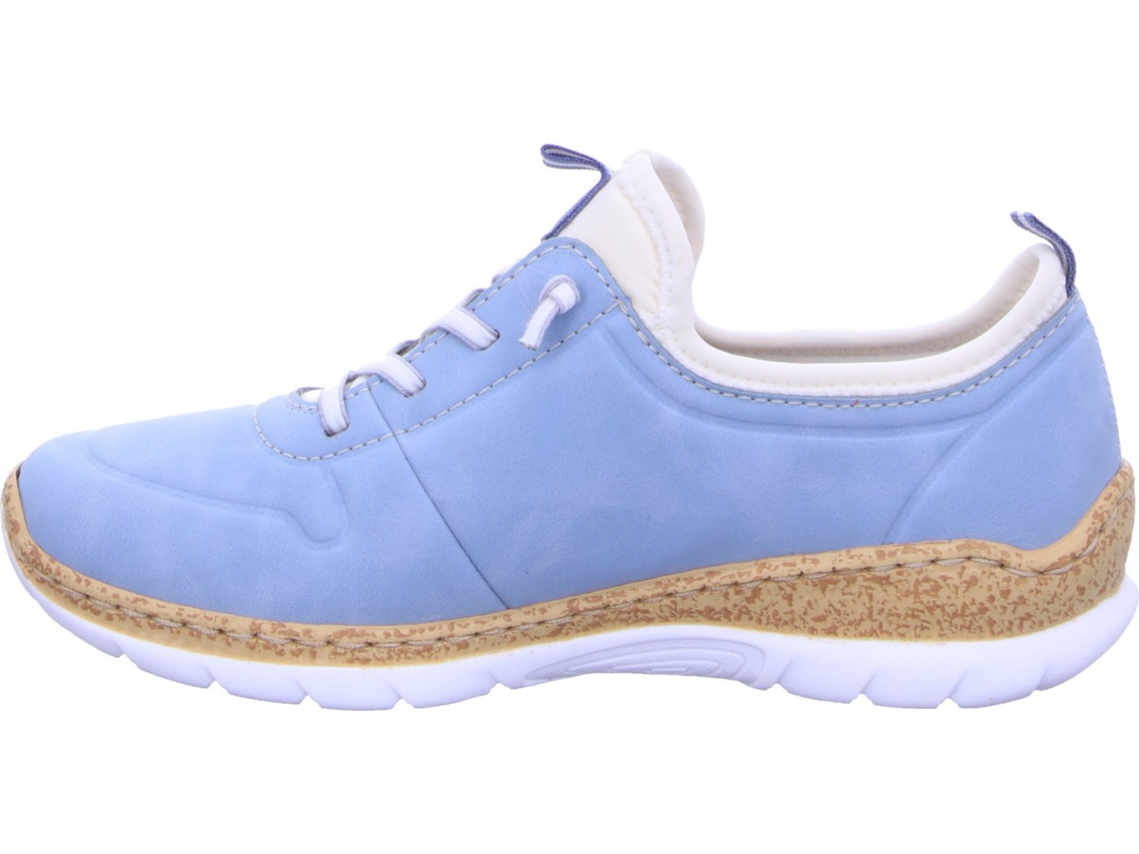 RIEKER Sportliche Slipper blau