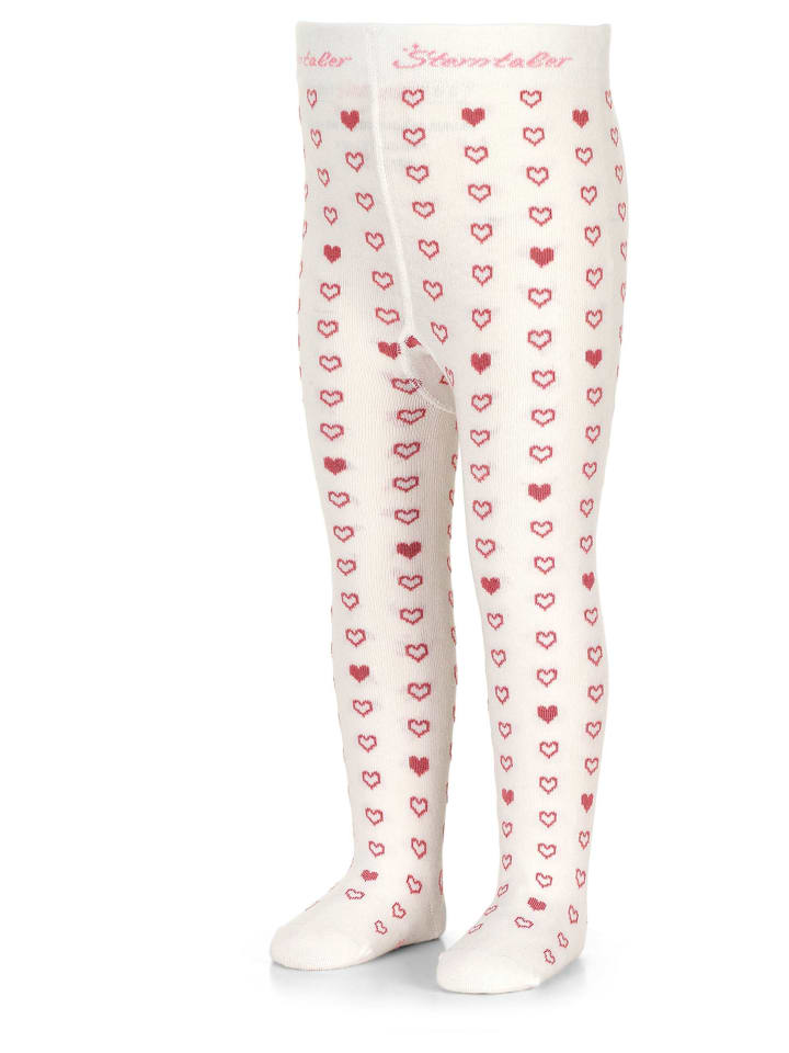 Sterntaler Strumpfhose Herzen in ecru günstig kaufen