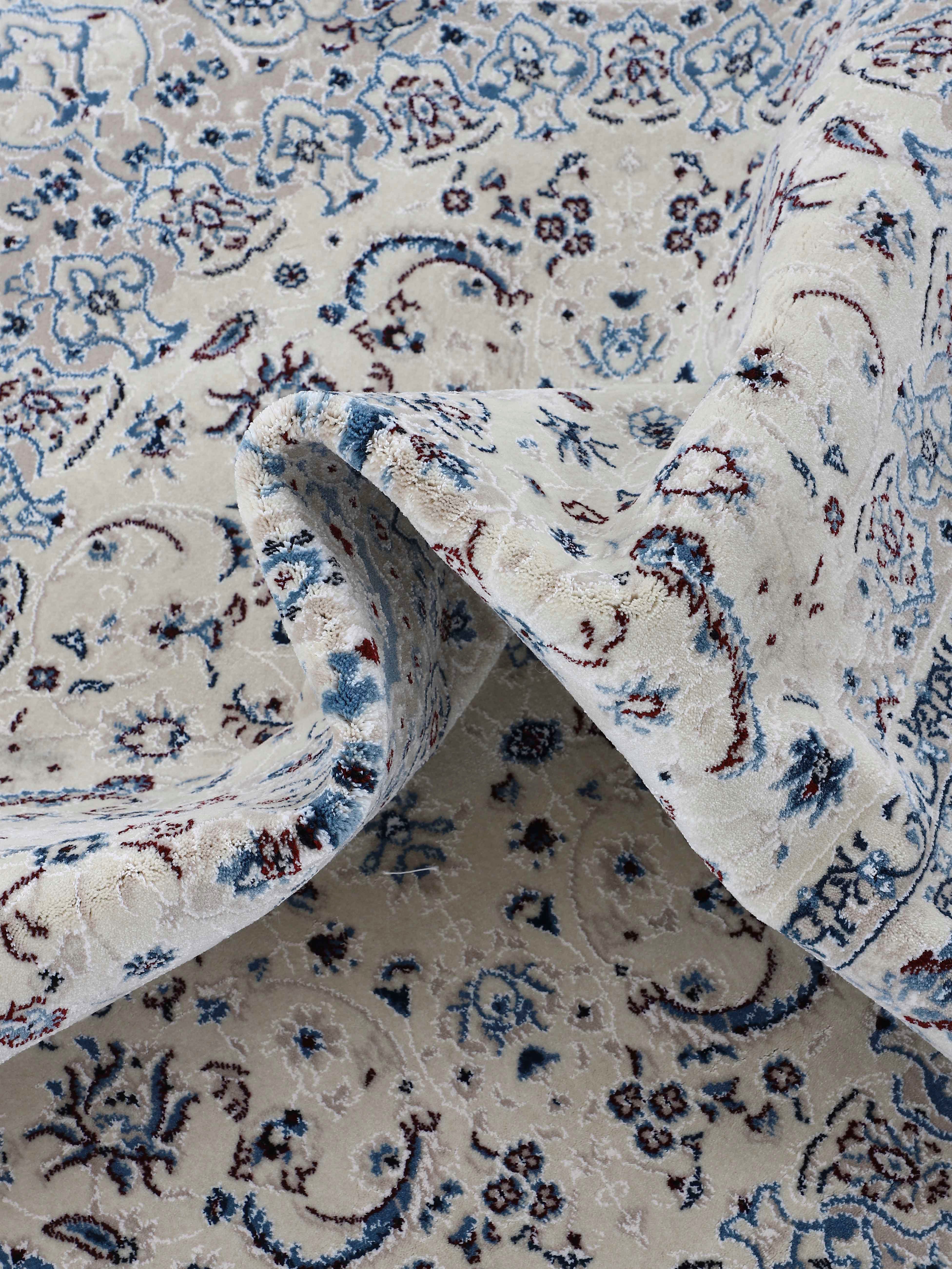 Teppich Nain Diane, carpetfine, rechteckig, Höhe: 8 mm, Kurzflorteppich, Orient Look