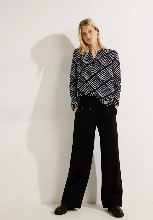 CECIL Bluse mit Ornamentprint
