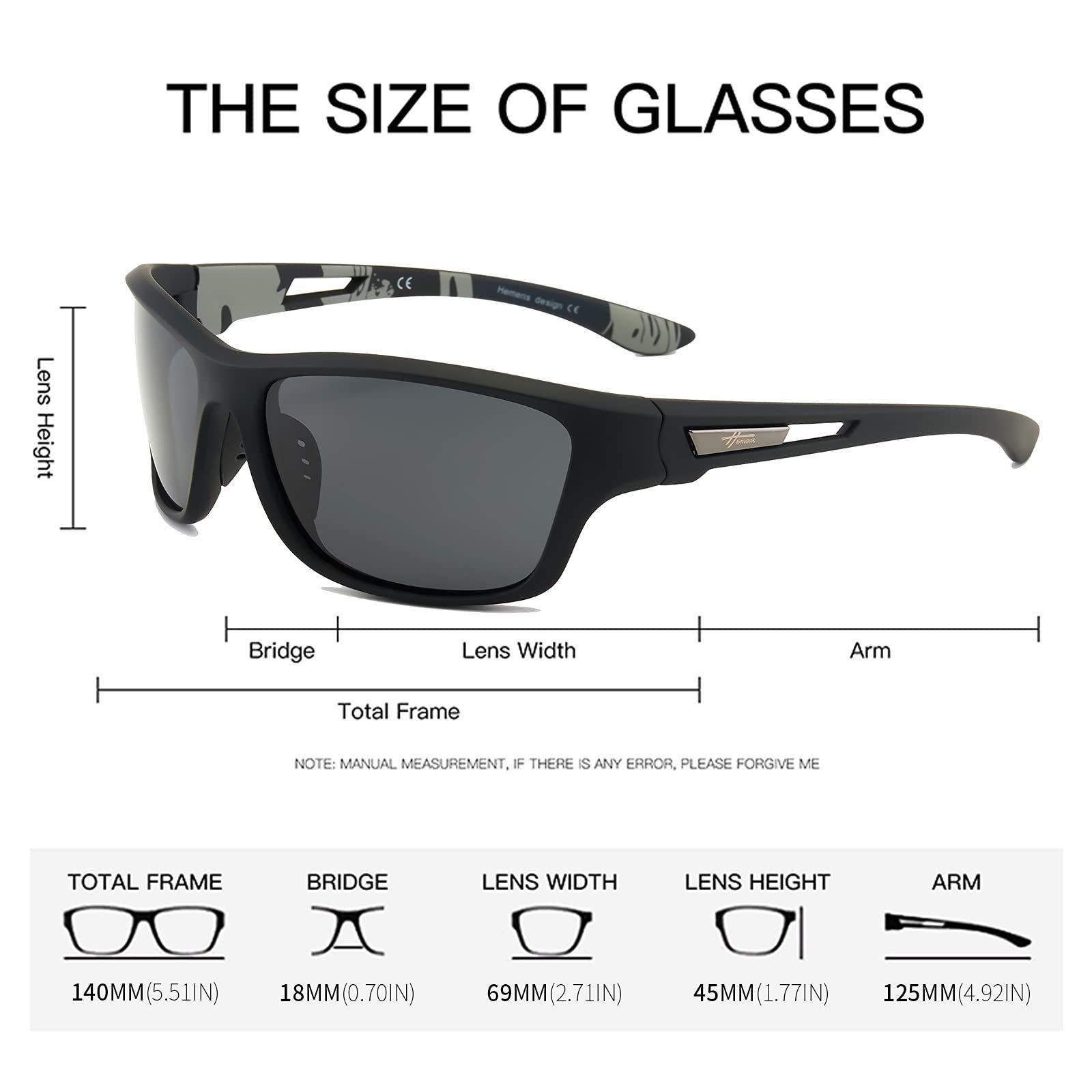 Haiaveng Sonnenbrille Sonnenbrille UV-Schutz und entspiegelte Sonnenbrille für draußen