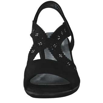 Charmosa Sandale in schwarz