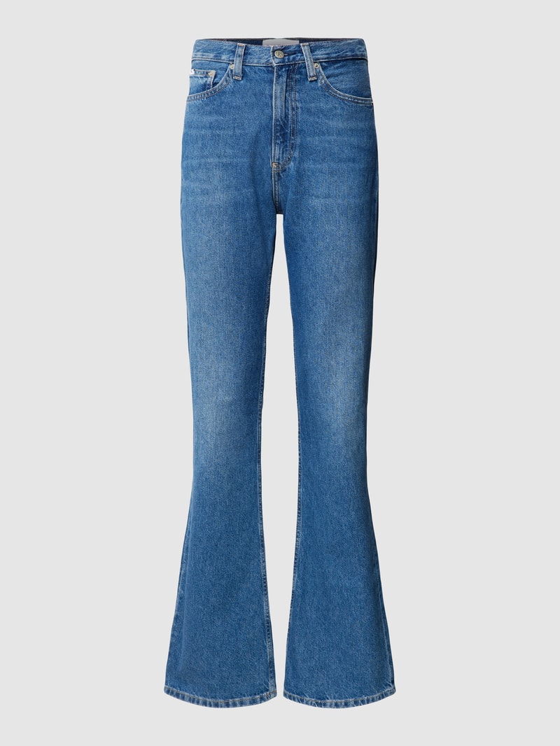 Bootcut Jeans aus Baumwolle Modell 'AUTHENTIC BOOTCUT' in jeans