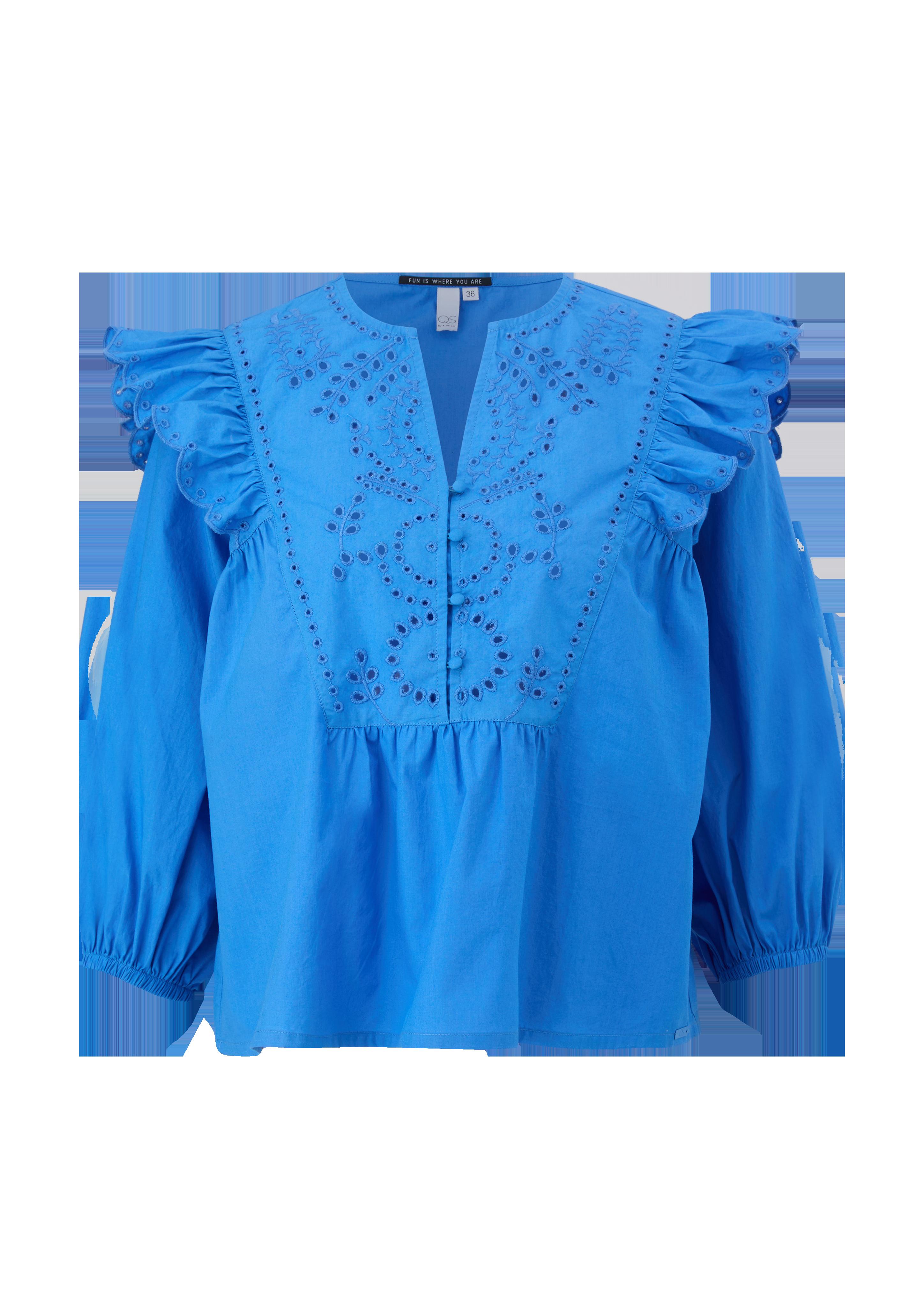 Tunika-Bluse mit Lochstickerei  2124030-5547