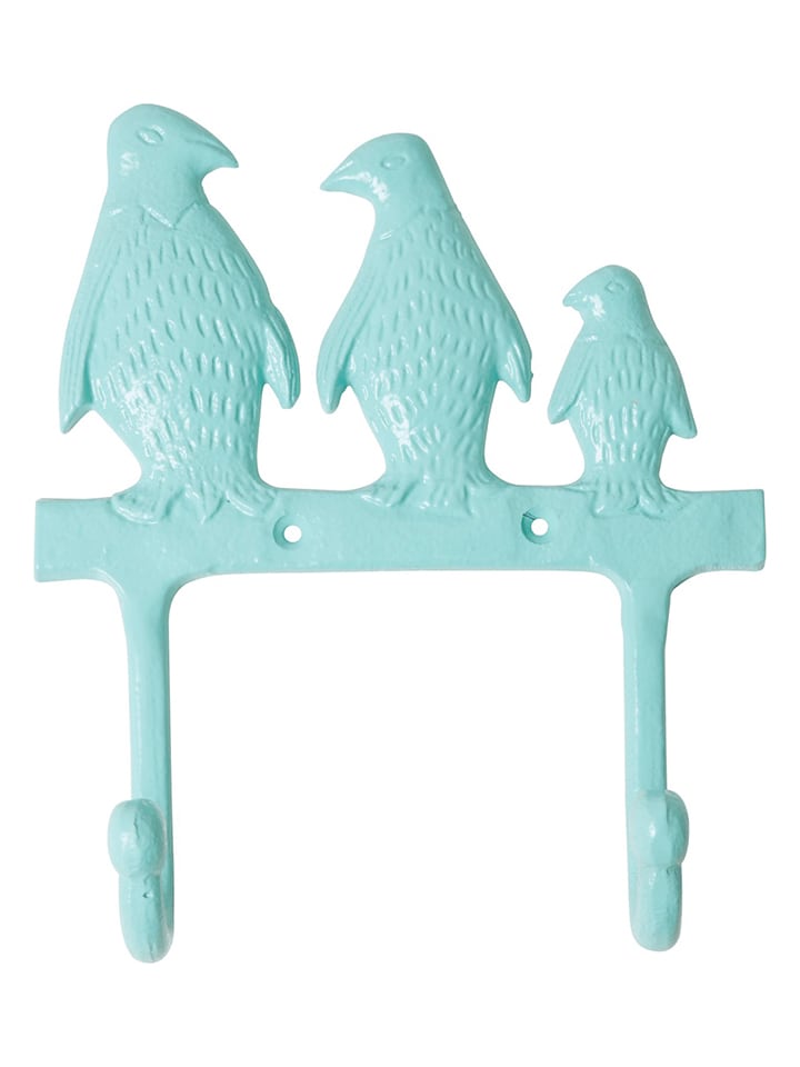 Rice 3er-Set: Garderobenhaken in Mint/ Rosa/ Gold - (B)19 x (H)22,5 x (T)6 cm günstig kaufen onesize