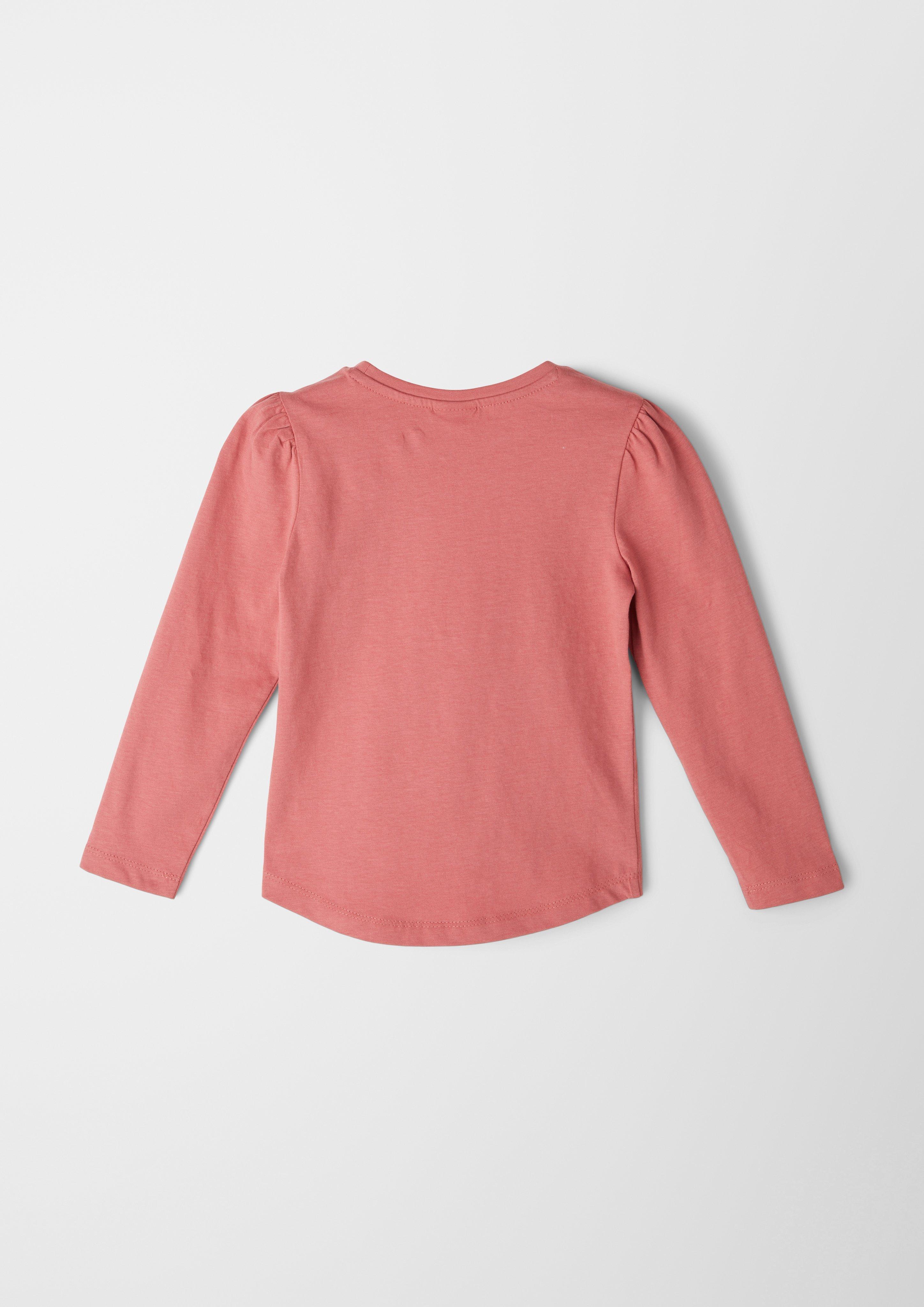 Longsleeve mit gummiertem Frontprint  2119274-3848