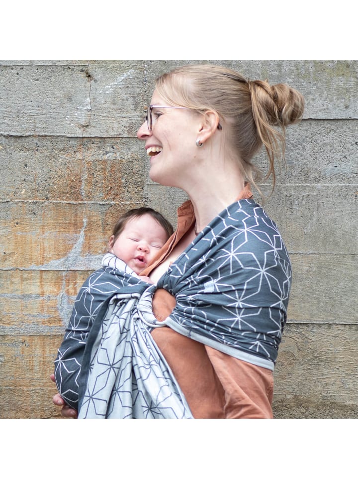Hoppediz Babytragetuch Ring-Sling kbA in Malmö denim günstig kaufen 70 x 200 cm