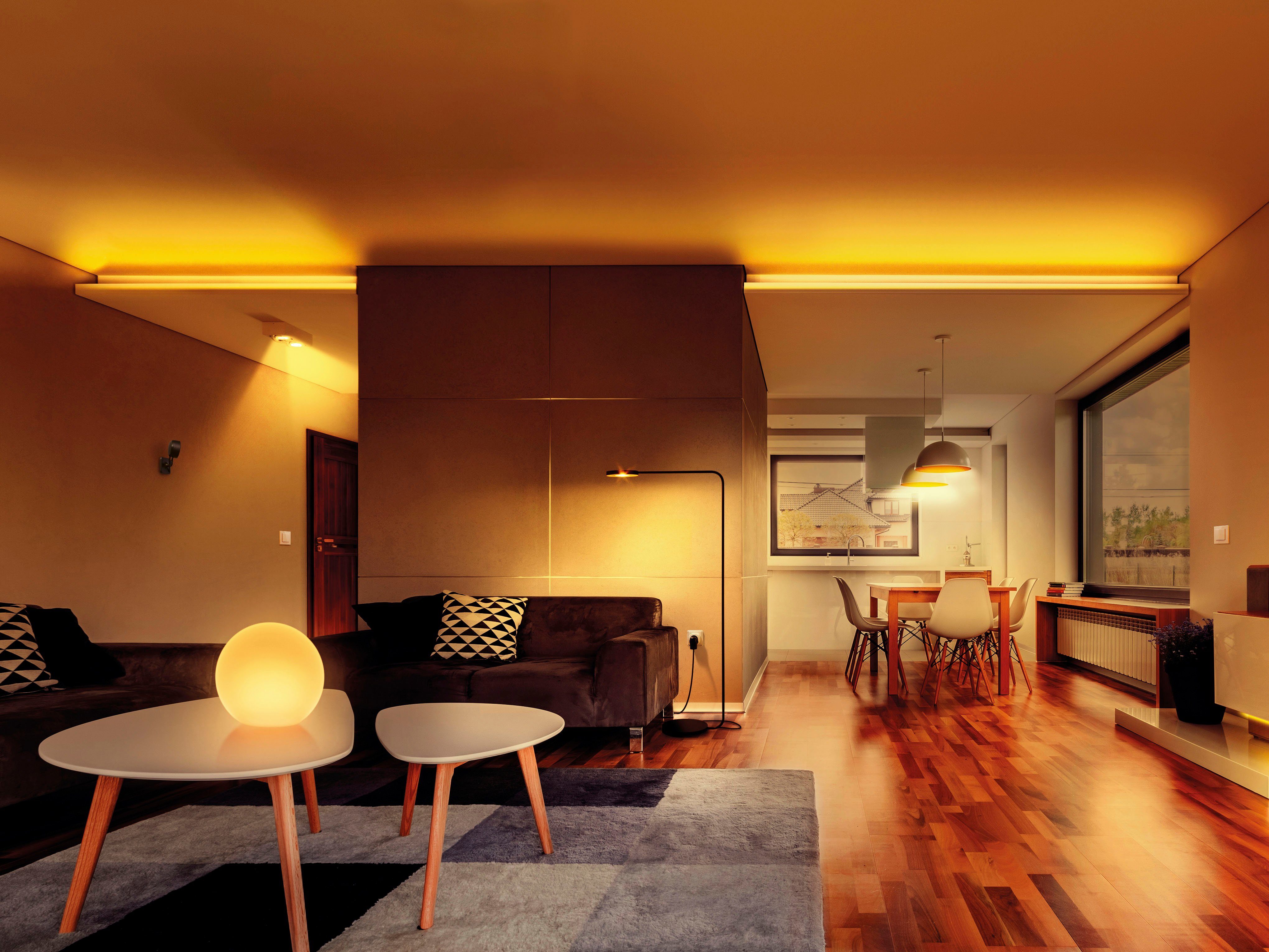 EVE Smarte LED-Leuchte Flare 20EBV9901, Bluetooth, Smart Home, LED fest integriert