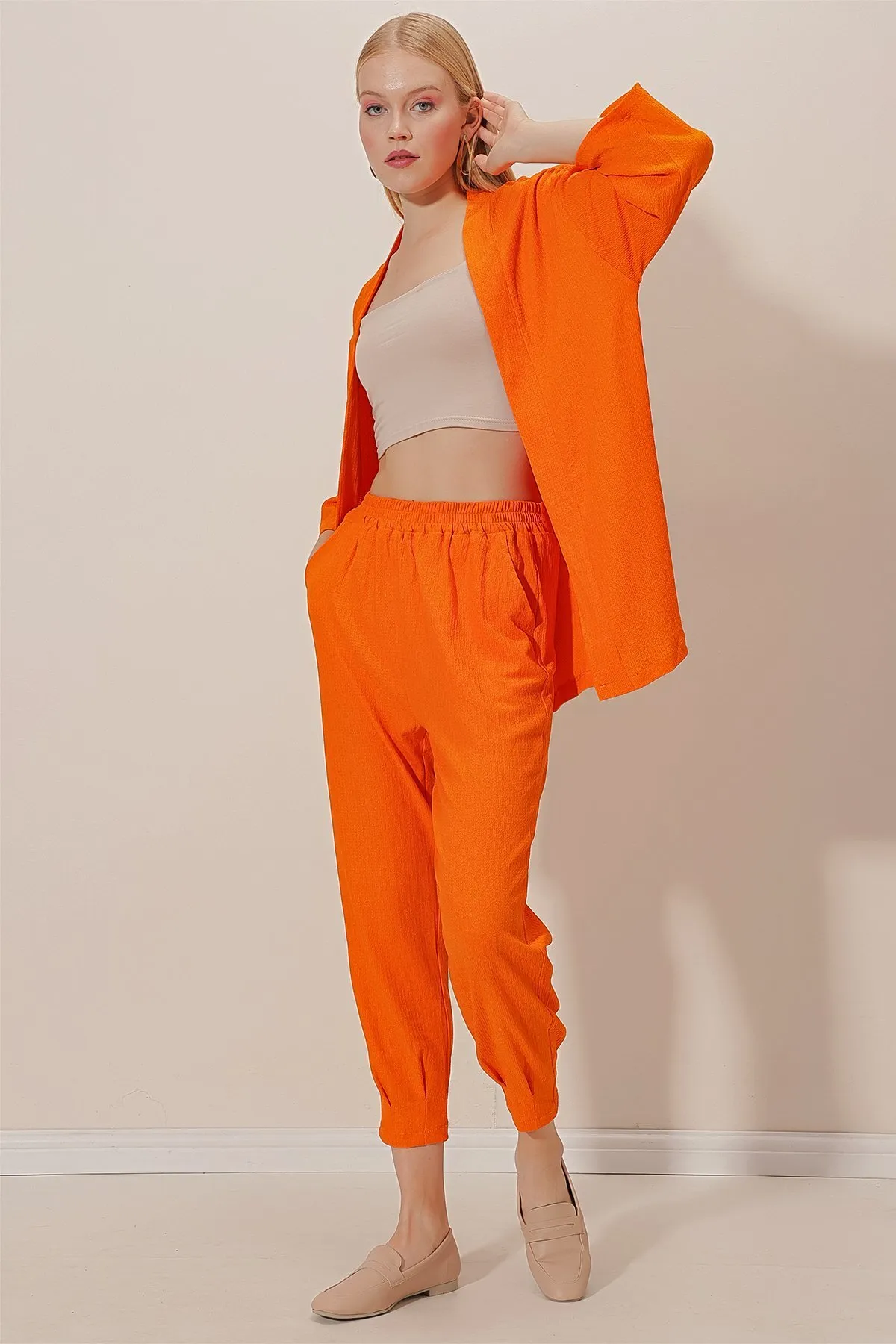 HAKKE  Bürümcük Cardigan-Hosen-SET