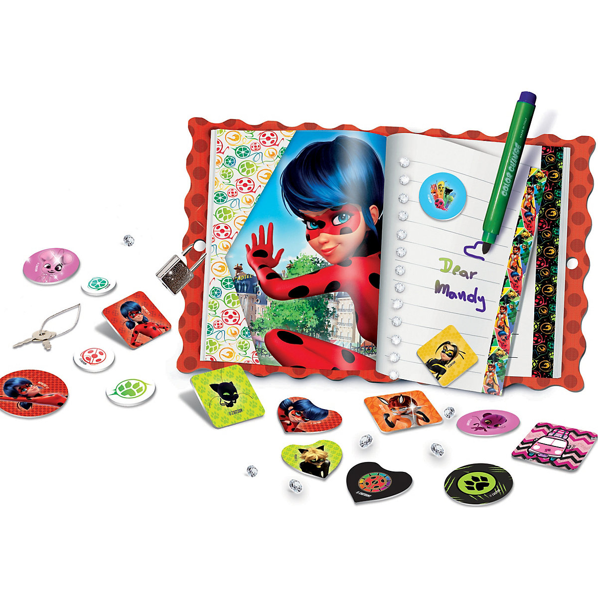 Ladybug Secret Diary - Zaubermaltafel