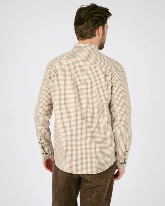 Chemise chaude à carreaux manches longues polycoton Thermolactyl