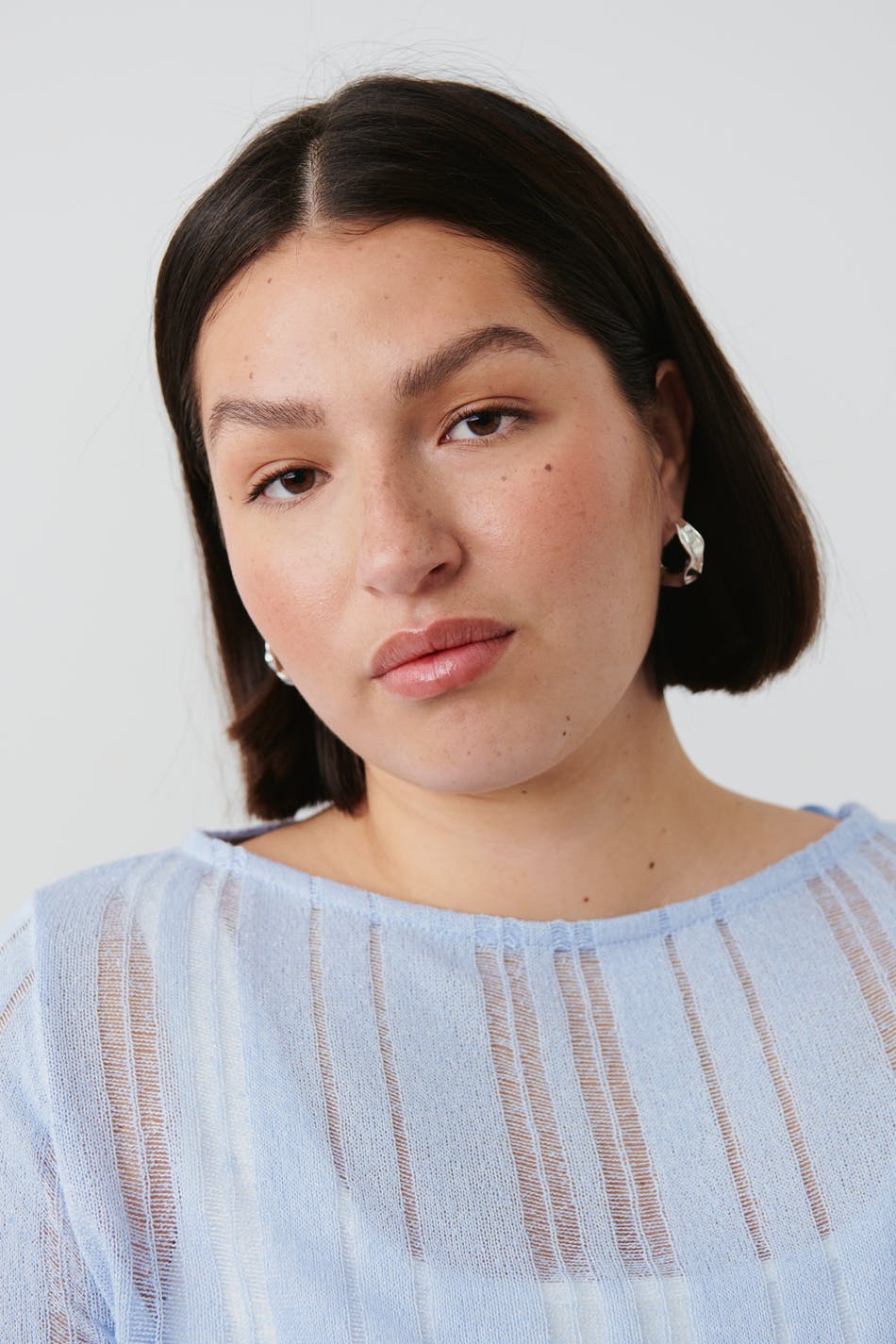 Sheer longsleeve top