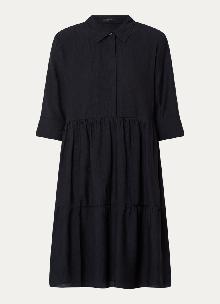 Rochie midi tunică texturată OPUS Woteli