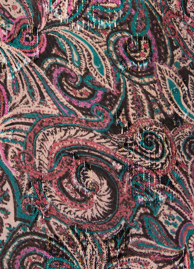 Vestido midi Jaelyn de Gerard Darel con estampado de cachemir