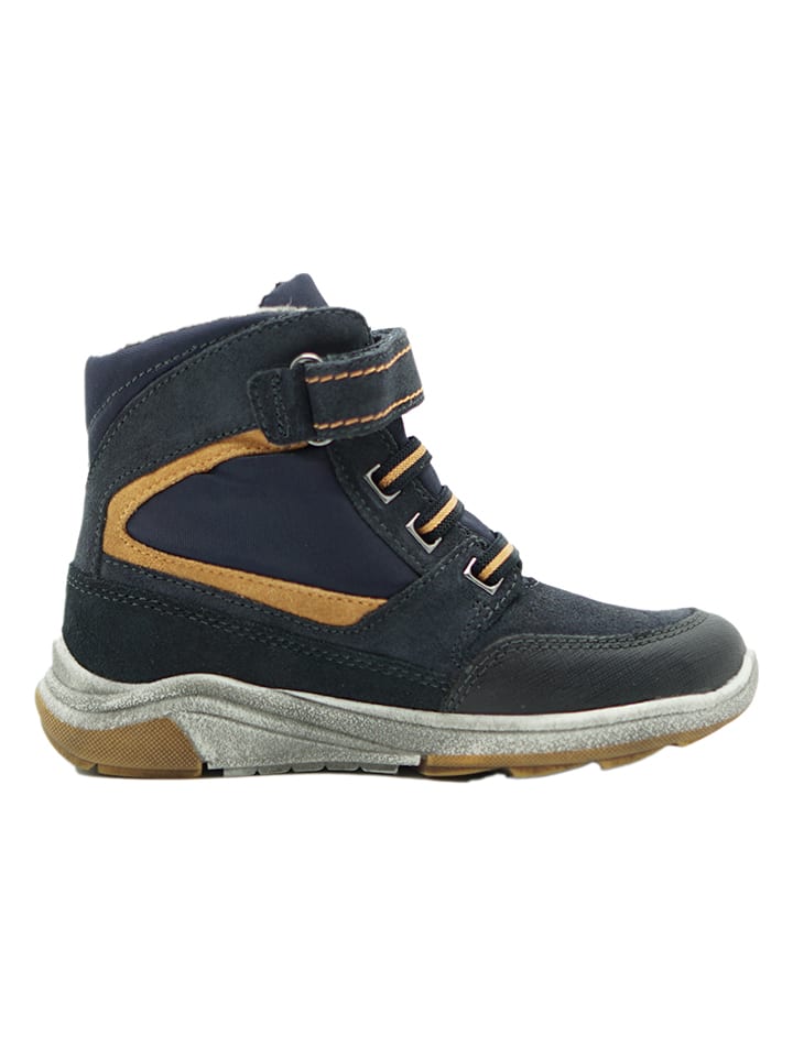 lamino Leder-Winterboots in Dunkelblau günstig kaufen