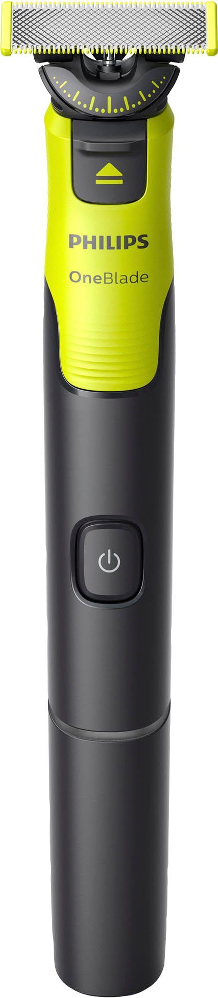 Philips Elektrorasierer OneBlade QP4631/65, Aufsätze: 4, 360-Grad-Klinge, Connected, inkl. verstellbarem 5-in-1 Kammaufsatz